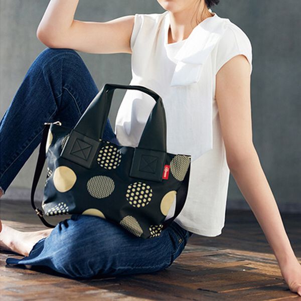 RANAN（ラナン）の「２ＷＡＹはっ水ナイロンミニトートバッグ（トートバッグ）」｜詳細画像