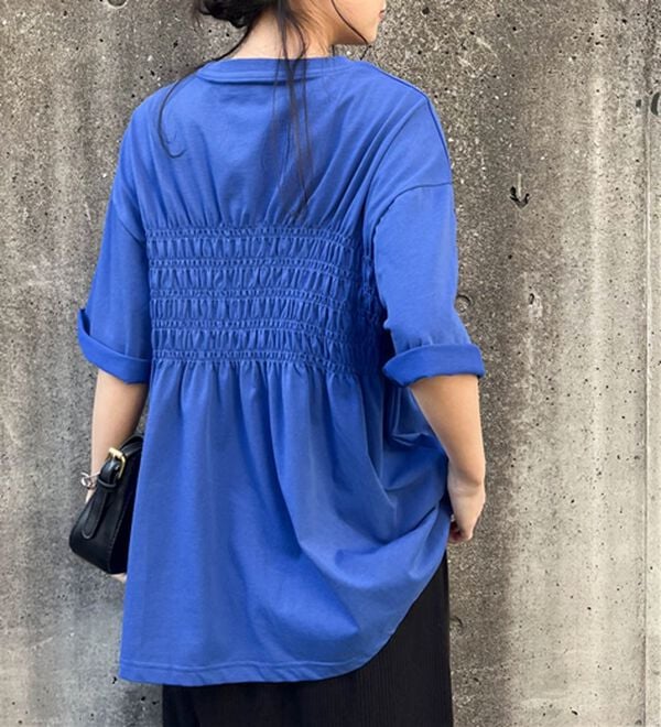 RANAN（ラナン）の「マルチファンクション　シャーリングプリントT（Tシャツ）」｜詳細画像