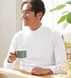 「＜クロコダイル＞着心地で選ぶ！肌側綿素材のワッフルインナー（メンズ肌着・インナーウェア）」｜詳細画像