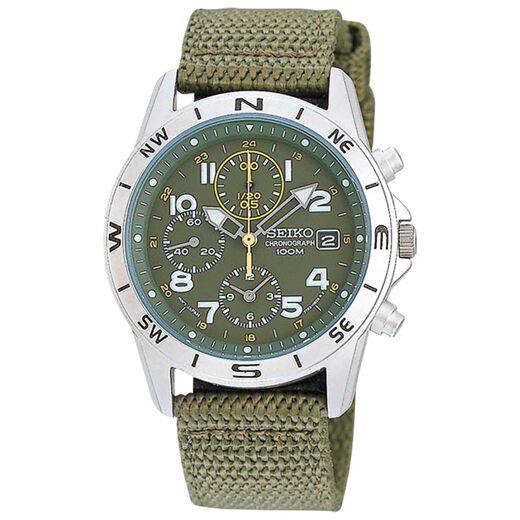 ノベルティ 記念品　セイコー クロノグラフ メンズ腕時計　ホワイト セイコー クロノグラフ 逆輸入 海外モデル SND367P1 SND367PC メンズ