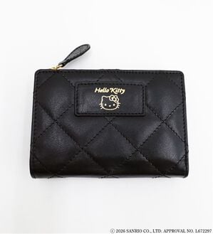 BELLUNA（ベルーナ）の「＜ハローキティ＞牛革キルティング財布（財布・パスケース）」｜ブラック
