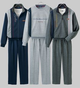 「カルビア　お買得！毎日活躍デザインホームスーツ（メンズルームウェア）」