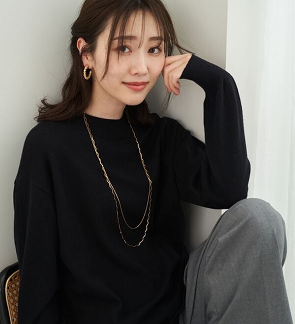 BELLUNA（ベルーナ）の「洗える大人の贅沢ニット（ニット・セーター）」｜詳細画像