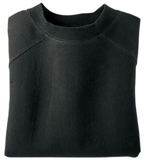 BELLUNA（ベルーナ）の「華奢見せ！しっかり裏毛素材コットン１００％トレーナー（トレーナー・スウェット）」｜黒