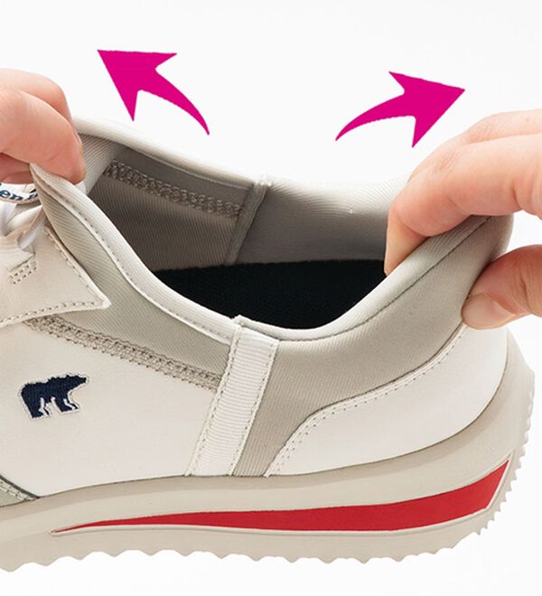 ルフラン（ルフラン）の「＜ゴールデンベア＞立ったまま楽ｉｎ甲ゴムスニーカー（スニーカー）」｜詳細画像