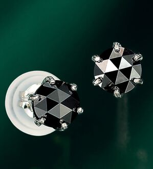 ルフラン（ルフラン）の「プラチナブラックダイヤ０．５カラットピアス（イヤリング・ピアス）」｜1