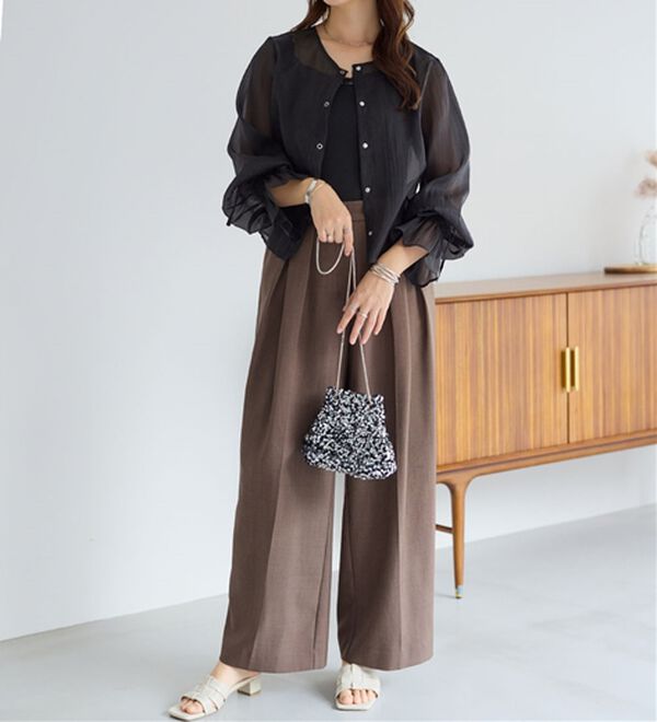 alotta（アロッタ）の「シアーブラウスカーディガン（その他カーディガン）」｜詳細画像