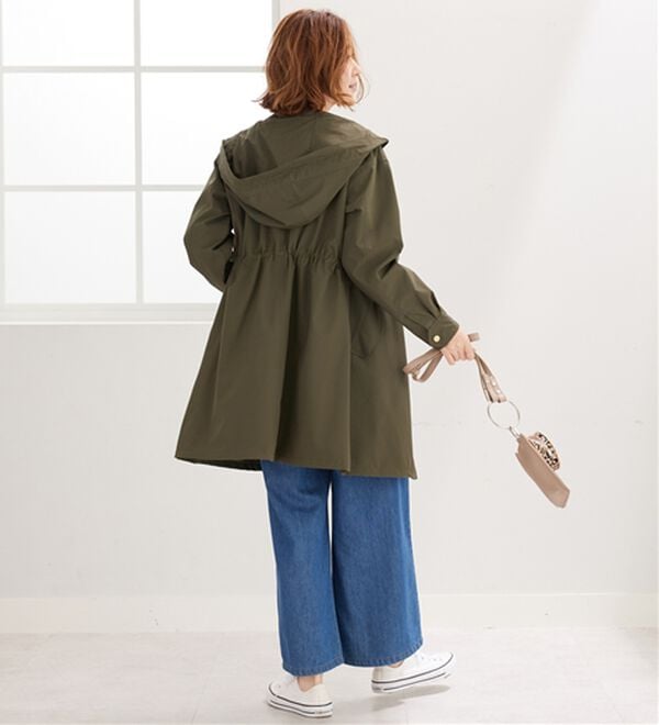 BELLUNA（ベルーナ）の「【新色追加】防風＆はっ水加工マウンテンパーカー（ハーフコート）」｜詳細画像