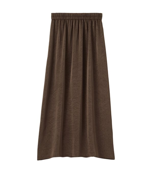 RANAN（ラナン）の「エンボスサテンナロースカート（ロングスカート）」｜詳細画像