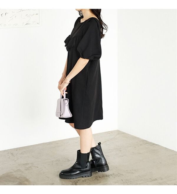 GeeRA（ジーラ）の「前後２ＷＡＹデザインミニワンピース（その他ワンピース）」｜詳細画像