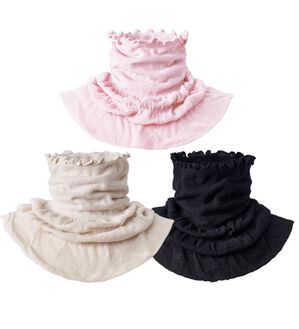 「【３色組】シルク混着るだけオシャレネックカバー（その他下着・インナーウェア）」｜3色組