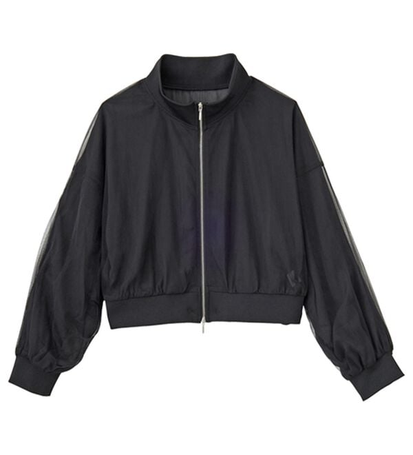 GeeRA（ジーラ）の「ショート丈チュールブルゾン（ブルゾン）」｜詳細画像