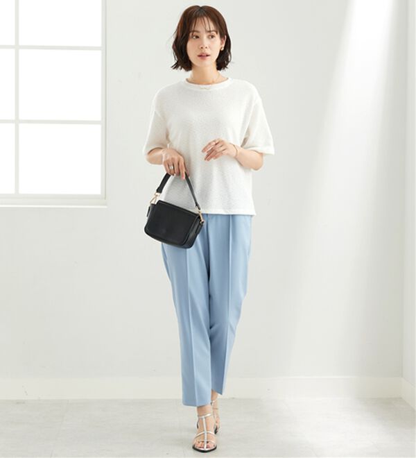 BELLUNA（ベルーナ）の「ジャカード素材プルオーバー（カットソー）」｜詳細画像