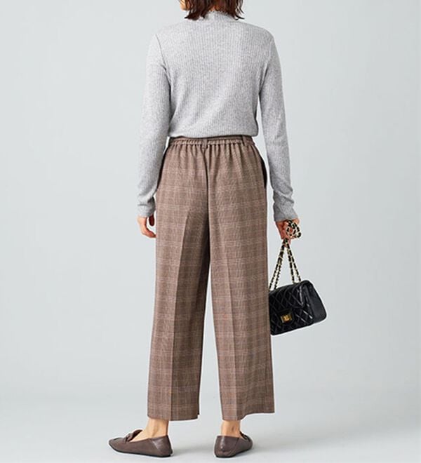 BELLUNA（ベルーナ）の「サマ見え（ウォーム）ベルト付ワイドパンツ（ワイドパンツ・ガウチョ）」｜詳細画像