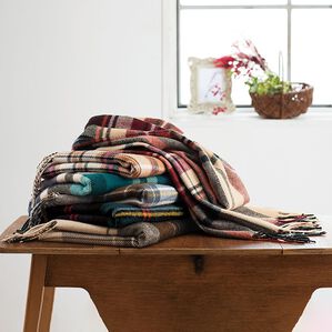 GeeRA（ジーラ）の「ウールタッチ大判チェック柄ストール（ストール・スカーフ・マフラー）」｜詳細画像