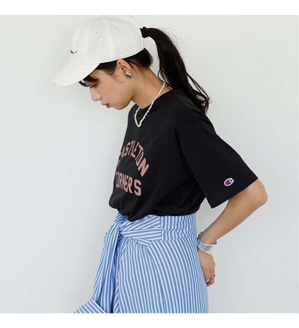 GeeRA（ジーラ）の「【ｃｈａｍｐｉｏｎ】ロゴＴシャツ（Tシャツ）」｜詳細画像