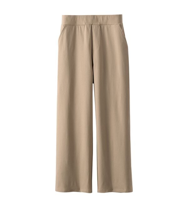 BELLUNA（ベルーナ）の「のびのびストレッチ美脚ストレートパンツ（ワイドパンツ・ガウチョ）」｜詳細画像