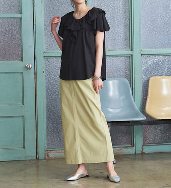 RANAN（ラナン）の「〈グラフェン〉ハイスペックストレッチナロ－スカート（ロングスカート）」｜詳細画像