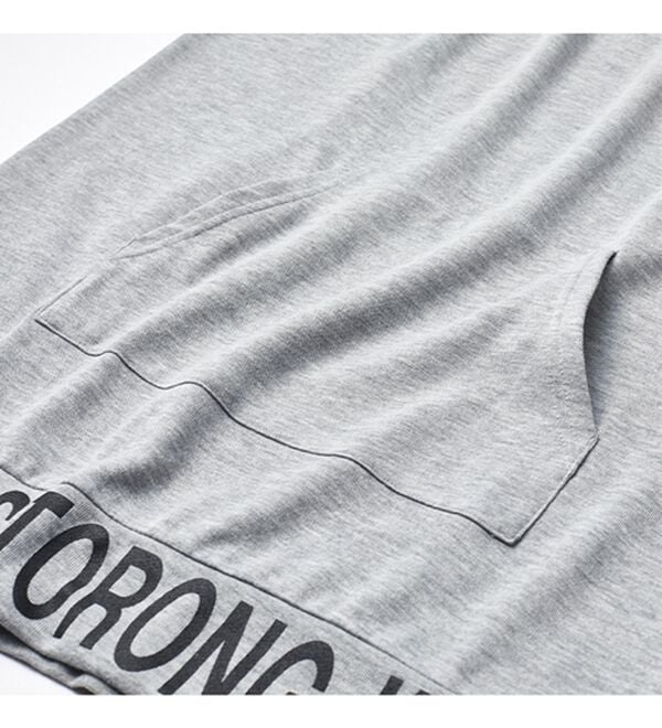 YU'NOW（ユナウ）の「ロゴチュニックパーカーレギンスセット（パジャマ・ルームウェア）」｜詳細画像