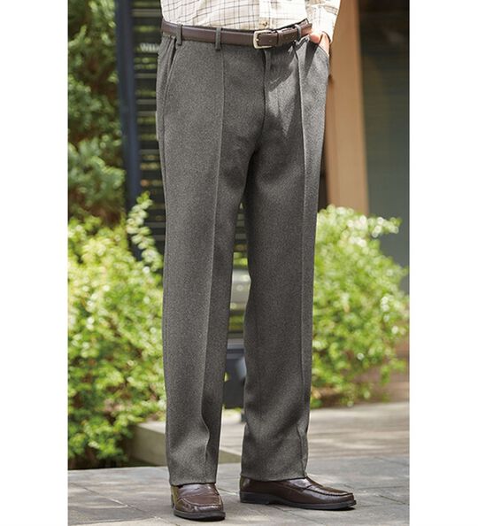 ３本組】お父さんの杢調らくらくスラックス - ベルーナ【公式】