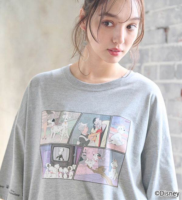 「＜Ｄｉｓｎｅｙ＞ディズニー映画ＰＨＯＴＯ風Ｔシャツ（チュニック）」｜詳細画像