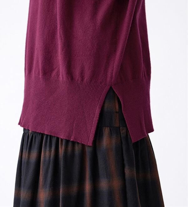 BELLUNA（ベルーナ）の「【新色追加】もちもち素材ハイネックニットプルオーバー（ニット・セーター）」｜詳細画像