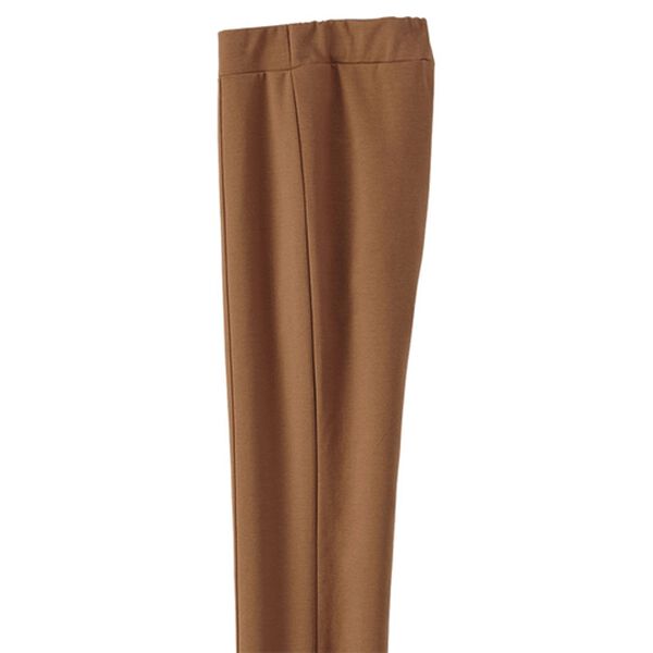 BELLUNA（ベルーナ）の「【日本製】綿混ポンチ素材スリット入り美脚パンツ（フルレングスパンツ）」｜詳細画像