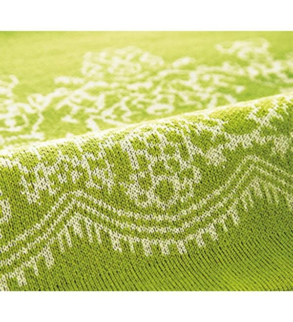 BELLUNA（ベルーナ）の「レース柄ジャカード切替ニットチュニック（チュニック）」｜詳細画像