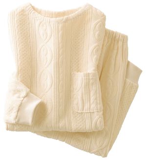 「ふわっかるケーブルパイルパジャマ（パジャマ・ルームウェア）」｜詳細画像