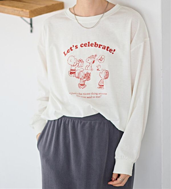 Viola e Viola（ヴィオラ エ ヴィオラ）の「【スペシャルコラボ】スヌーピーCelebrateTシャツ（Tシャツ）」｜詳細画像