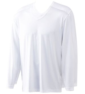 「＜ピップエレキバン&times;コムルヴァン・オム＞コリに効く！着るピップエレキバン（肌着・インナーウェア）」｜ホワイト(長袖V首)