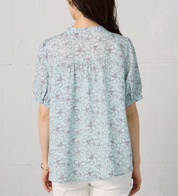 BELLUNA（ベルーナ）の「ケープ風デザインブラウス（ブラウス）」｜詳細画像