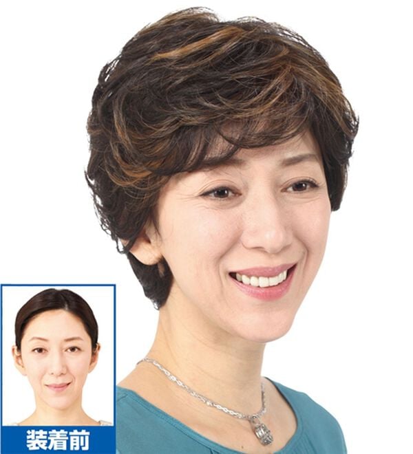 「帽子感覚　らくセットウィッグ（ウィッグ・ヘアピース・エクステ）」｜詳細画像