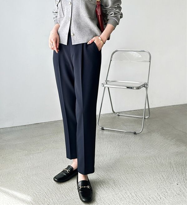 GeeRA（ジーラ）の「美脚きれい魅せ！テーパードパンツ（フルレングスパンツ）」｜詳細画像