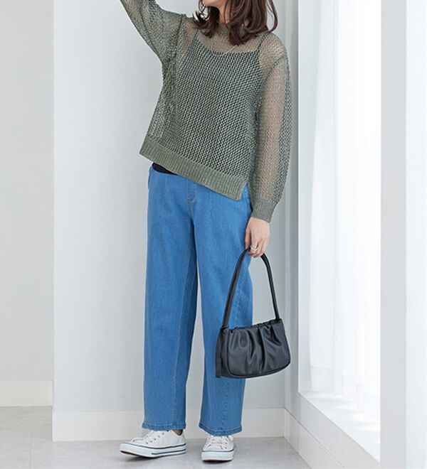 BELLUNA（ベルーナ）の「ギャザーデザインミニショルダーバッグ（その他バッグ）」｜詳細画像