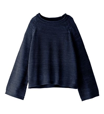 BELLUNA（ベルーナ）の「スパンコール付透かし編みニットプルオーバー（ニット・セーター）」