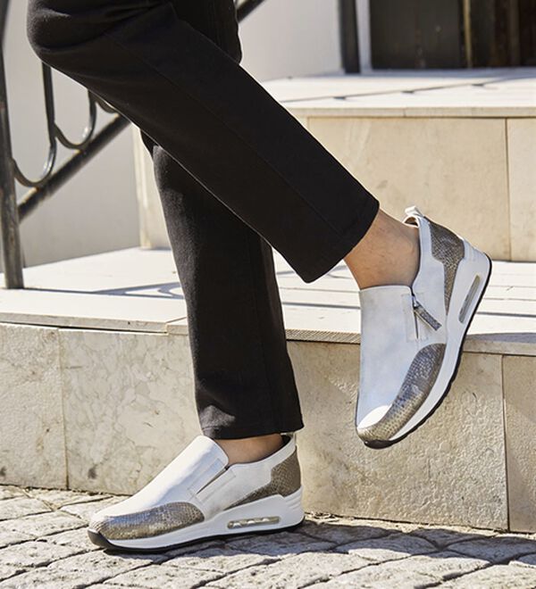 ルフラン（ルフラン）の「パイソン切替４Ｅエアソールスニーカー（スニーカー）」｜詳細画像