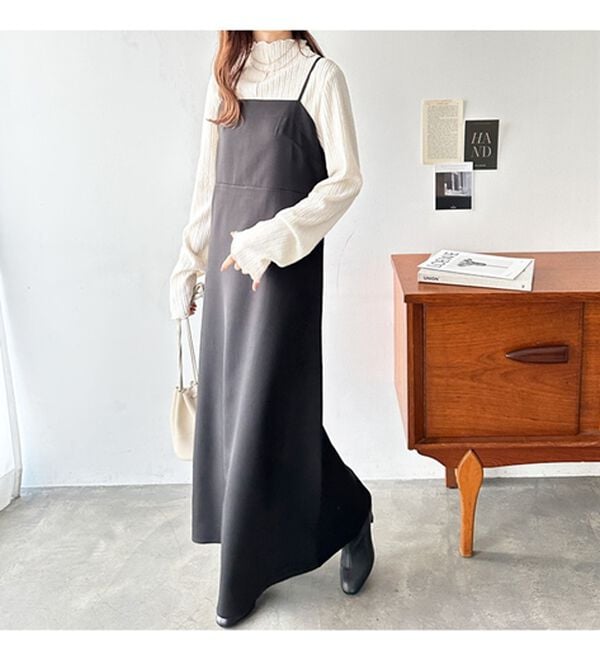 GeeRA（ジーラ）の「バックストラップデザインキャミワンピース（その他ワンピース）」｜詳細画像