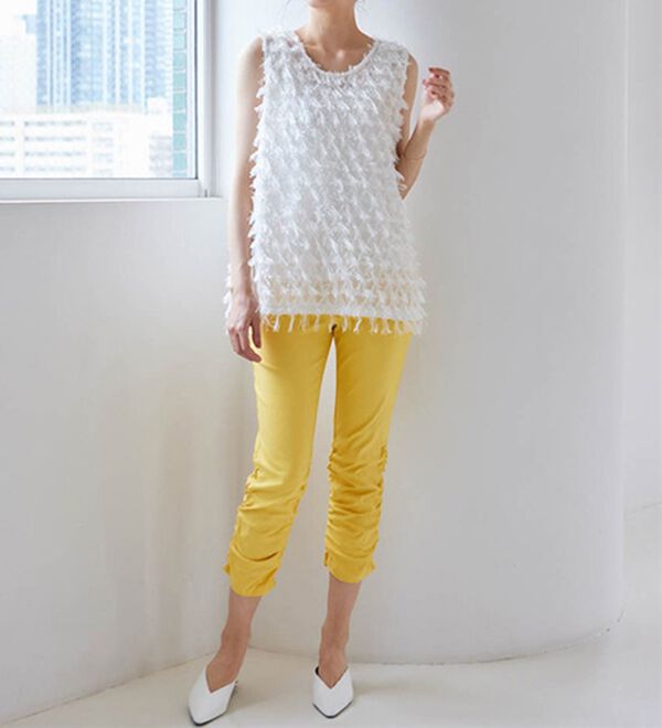 RANAN（ラナン）の「カットジャカードブラウス（ブラウス）」｜詳細画像