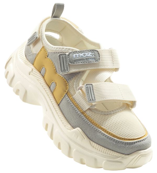 BELLUNA（ベルーナ）の「＜ｍｏｚ＞厚底スニーカーサンダル（スニーカー）」｜ベージュ系