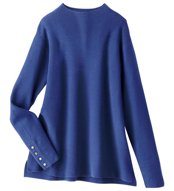 BELLUNA（ベルーナ）の「もちもち袖ボタンニットプルオーバー（ニット・セーター）」｜詳細画像