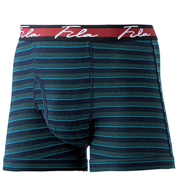 「【４枚組】＜フィラ＞ボーダー配色ボクサーパンツ（メンズボクサーパンツ）」｜詳細画像