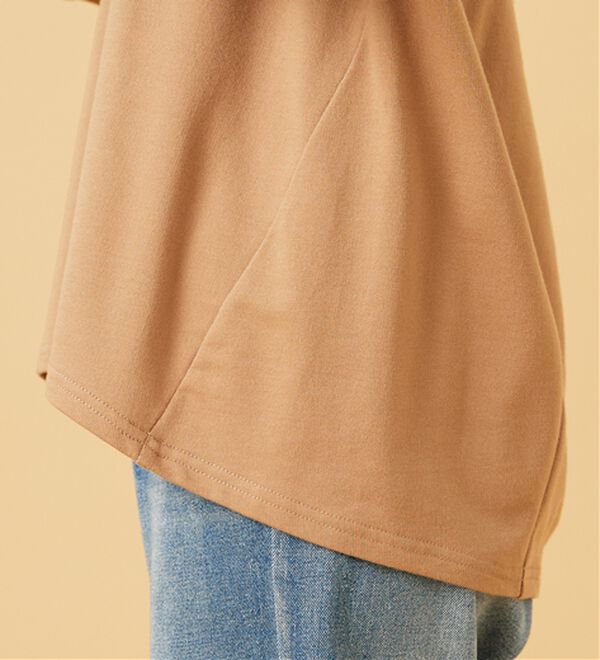 BELLUNA（ベルーナ）の「箔プリントロゴデザインプルオーバー（カットソー）」｜詳細画像