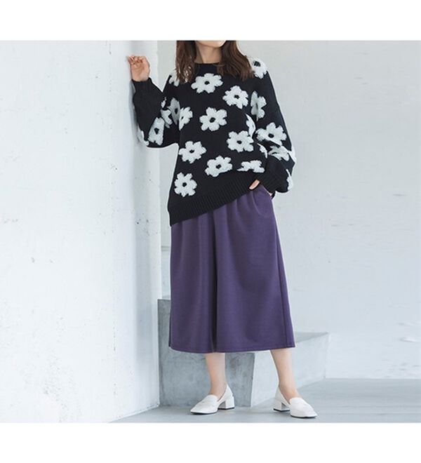 裏起毛ガウチョパンツ クロップド - ベルーナ【公式】