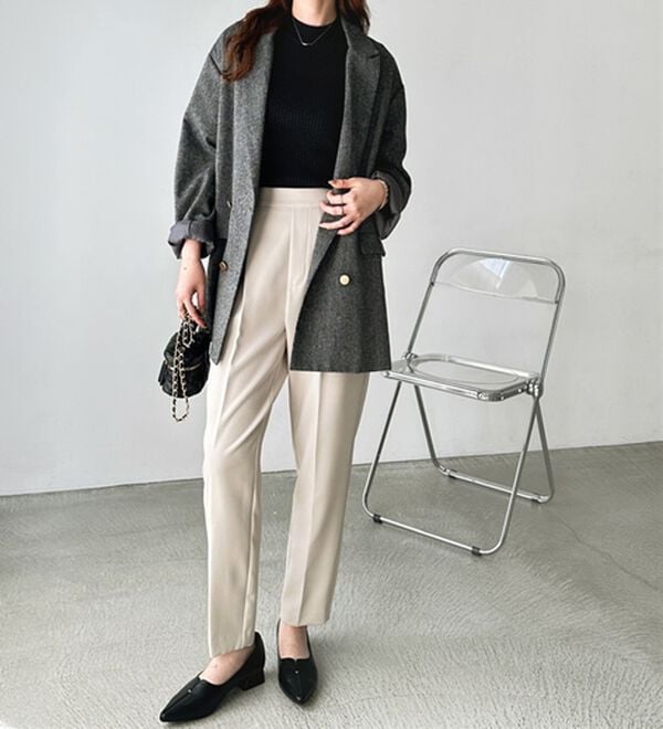 GeeRA（ジーラ）の「美脚きれい魅せ！テーパードパンツ（フルレングスパンツ）」｜詳細画像