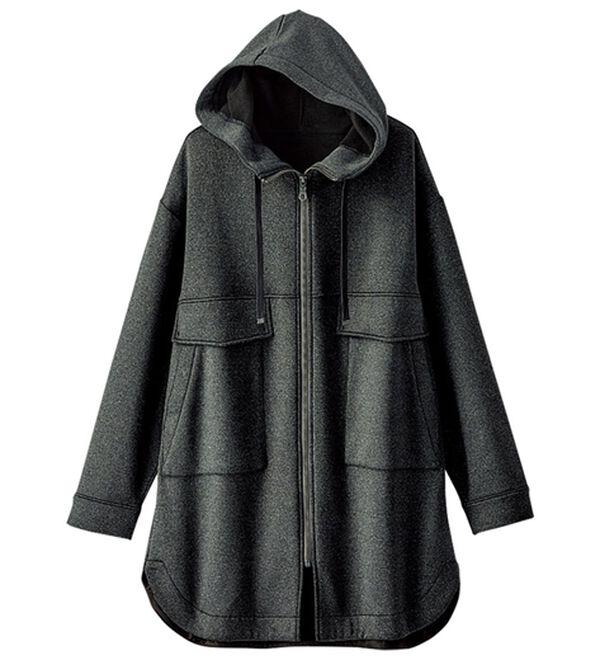 BELLUNA（ベルーナ）の「裏ファービッグポケット付フードジャケット（その他ジャケット）」｜詳細画像