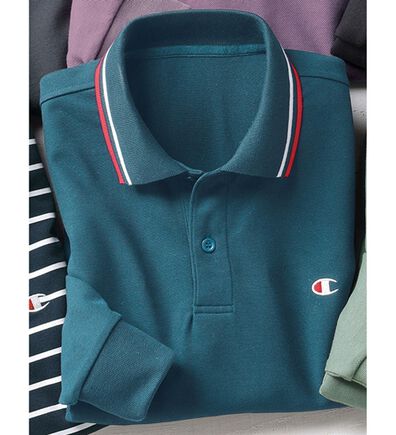 「＜チャンピオン＞鹿の子デザインポロシャツ（メンズポロシャツ）」