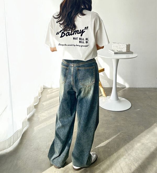 GeeRA（ジーラ）の「サガラ刺繍バックロゴＴシャツ（Tシャツ）」｜詳細画像