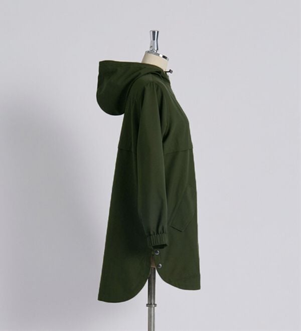 BELLUNA（ベルーナ）の「はっ水加工ボンディング素材ロング丈パーカー（ハーフコート）」｜詳細画像