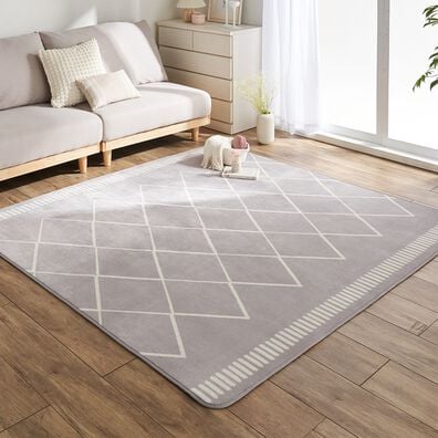 iellio（イエリオ）の「北欧調洗えるはっ水フランネルラグ＜ロングシーズン・床暖対応・洗濯可能・ウォッシャブル・おしゃれ・はっ水＞（ラグ）」